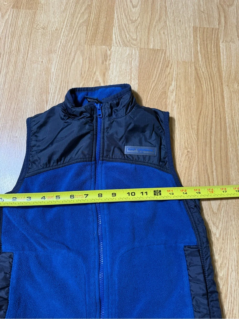 GAP Royal Blue and Black Fleece Vest for Kids